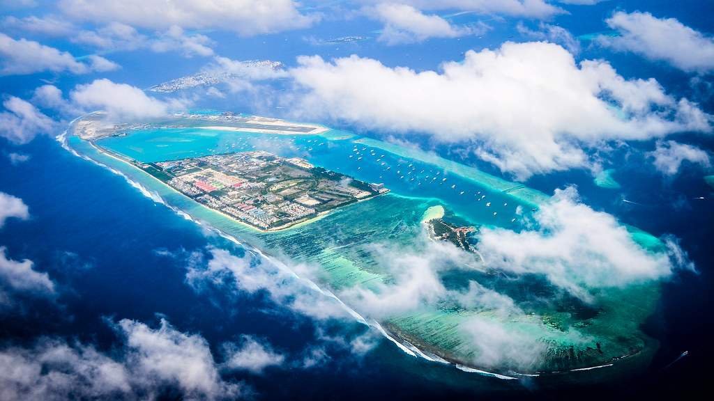 Hulhumale island artificial island in maldives