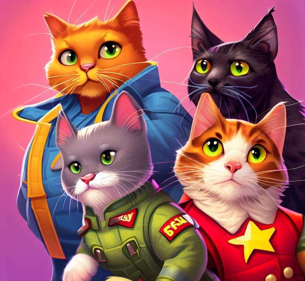 Feline Heroes and Rescuers Cats