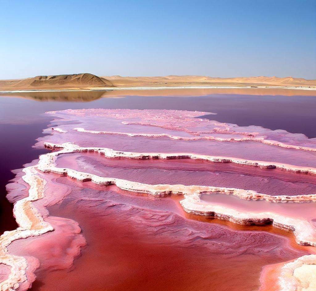 Geological Origins of Pink Lakes in Australia