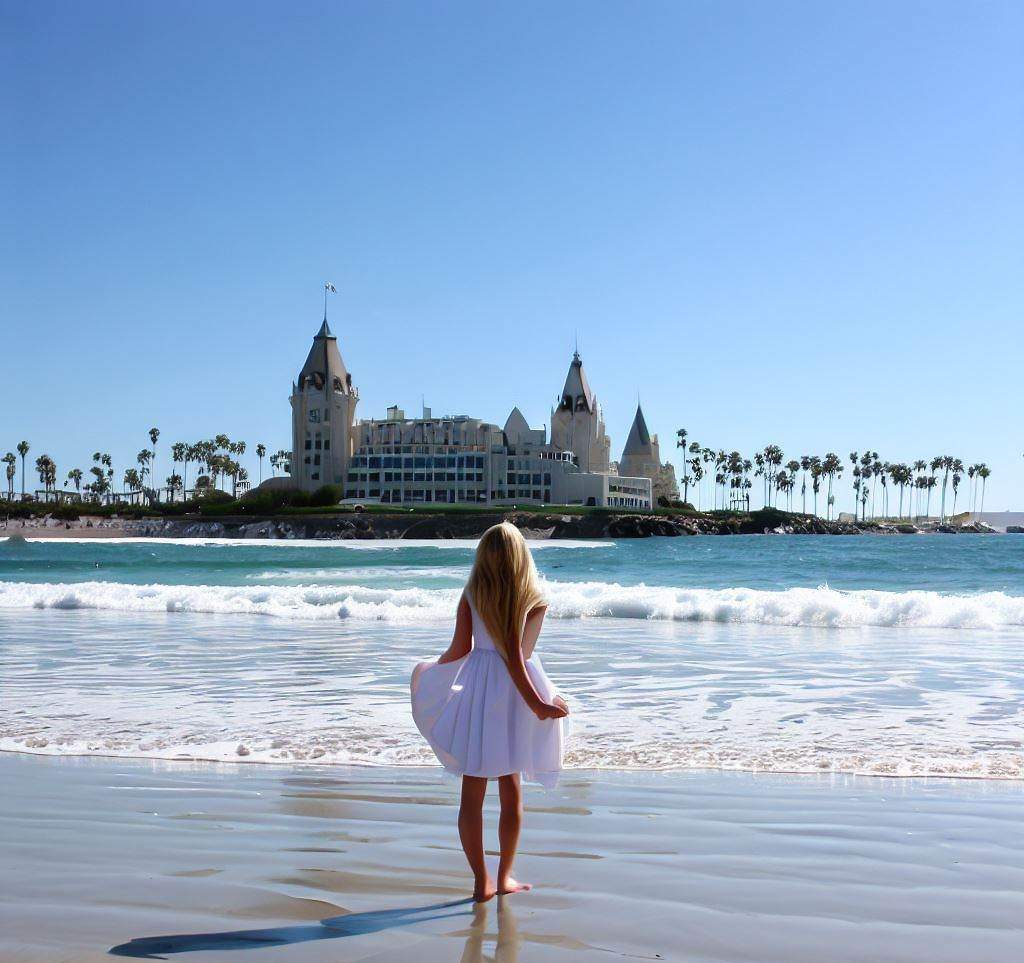 Public Coronado Beach San Diego California in USA