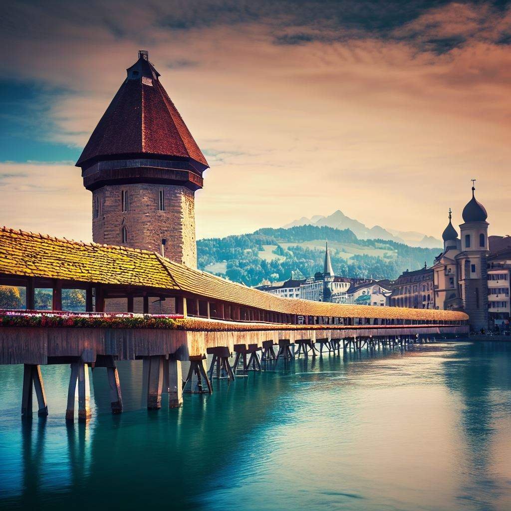 Chapel Bridge, Lucerne Switzerland