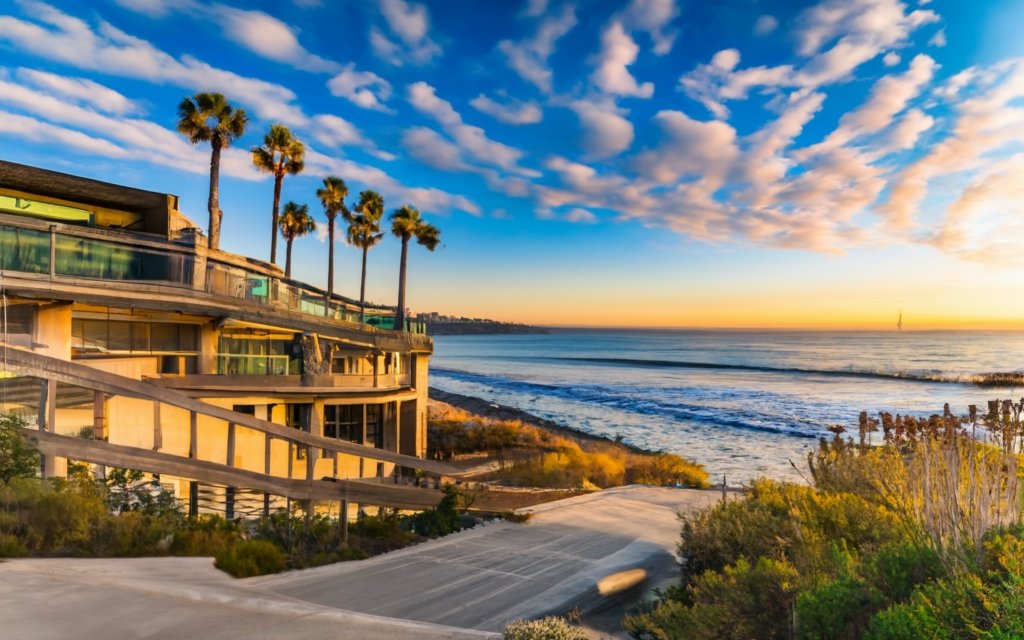 La Jolla Shores view in the USA