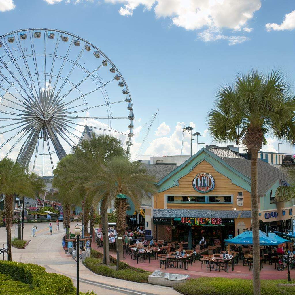 Orlando ICON Park Dining, Entertainment, and the Wheel