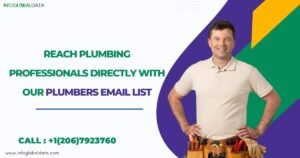 Professionals directly with our Plumbers Email List