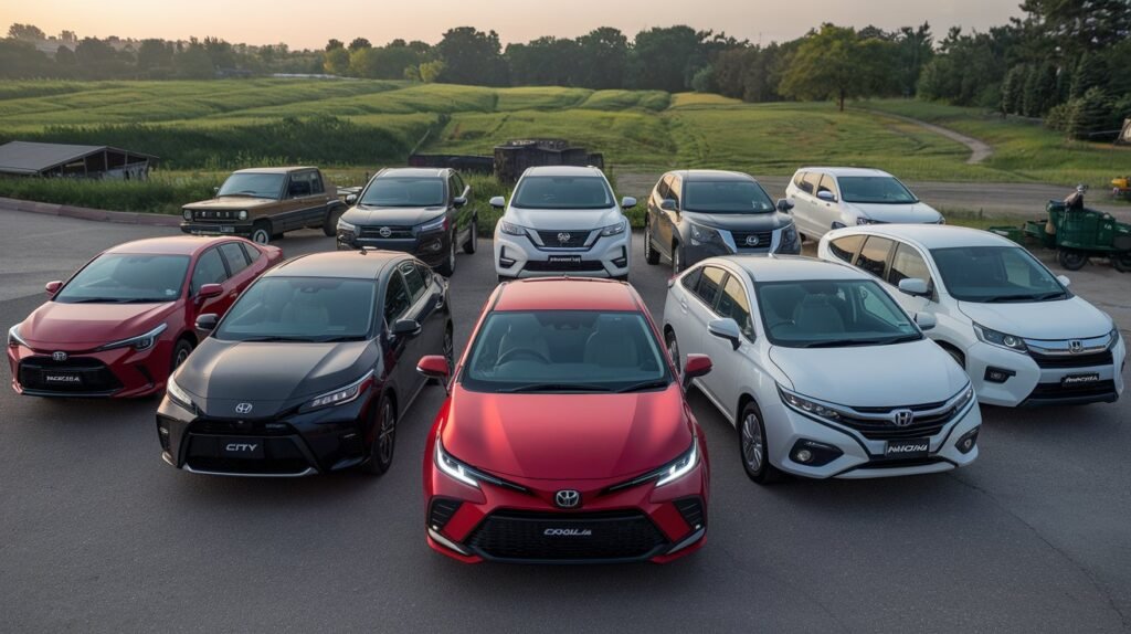 10 Japanese Car in Pakistan Road