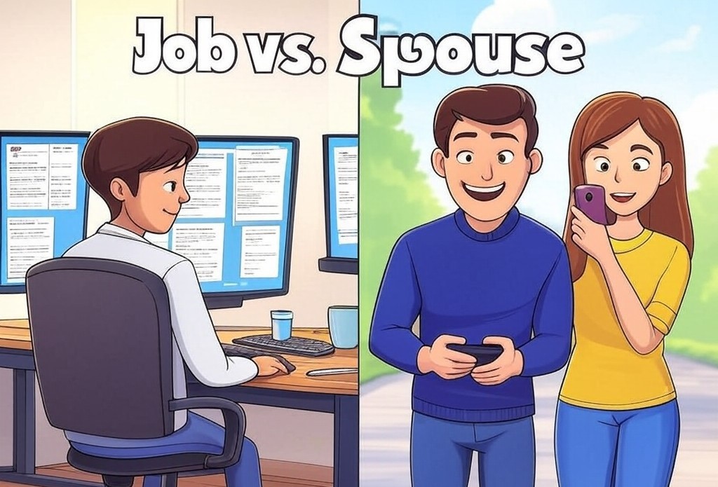 Job vs Spouse the Perfect Match