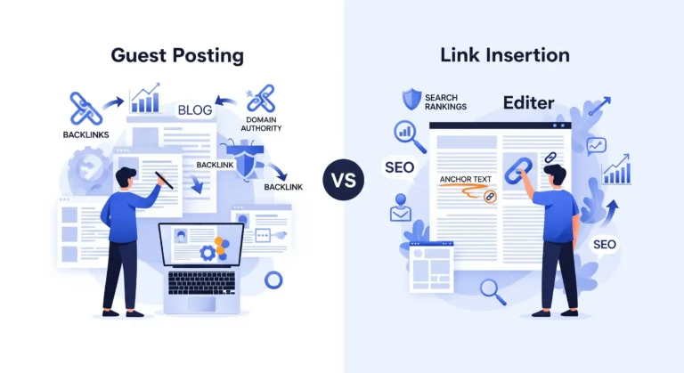 Guest Posting vs Link Insertion